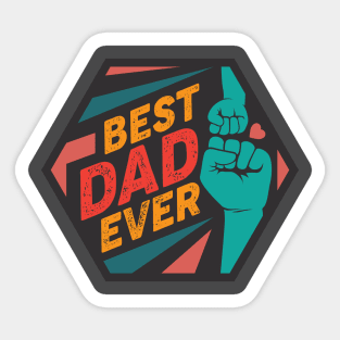 Best Dad Ever Sticker